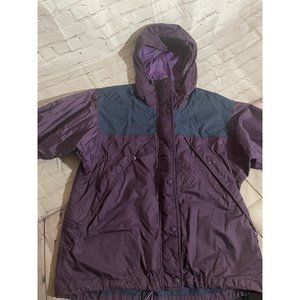 Vintage Columbia Omni-Tech Packable Purple Jacket Womens Medium